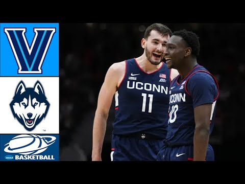 Villanova vs UConn [ FULL GAME Highlights ] Feb 18,2025 |College basketball 2025 | Men&#039;s basketball