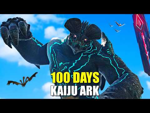 I Spent 100 Days in Kaiju ARK... But with 10x Spawn Rates!