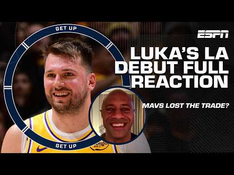 Luka Doncic&#039;s LAKER DEBUT REACTION 🔥 &#039;Most INTERESTING TEAM IN SPORTS!&#039; 🗣️ - J-Will | Get Up