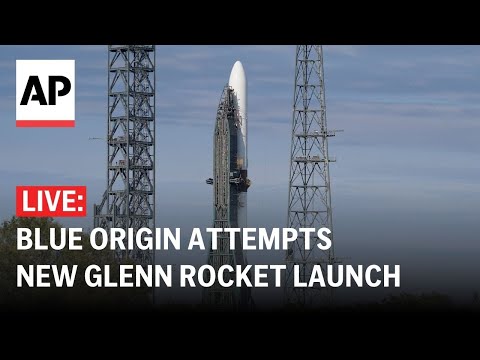 Blue Origin attempts first launch of its New Glenn rocket (Scrubbed)