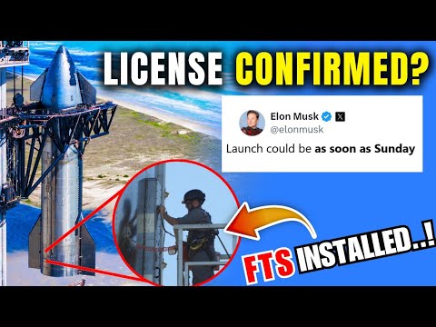 Starship Launch Date LOCKED! - FAA License Just Hours Away!