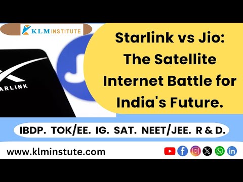 Starlink vs Jio: The Satellite Internet Battle for India&#039;s Future.