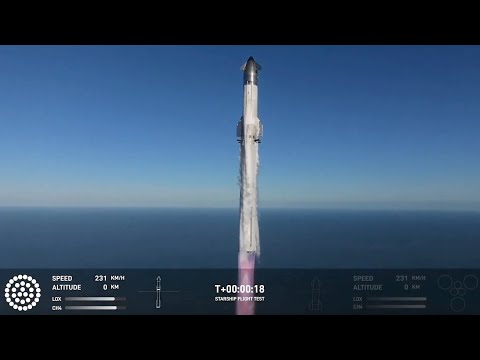 Blastoff! SpaceX launches Starship on Flight 7 — catches booster, loses ship