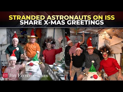 Stranded NASA astronauts Sunita Williams and her crew celebrate Christmas in space, share greetings