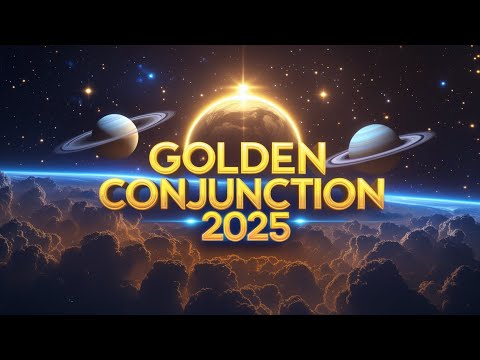 Golden Conjunction 2025 - A Stunning Planetary Alignment You Can’t Miss! #astrology