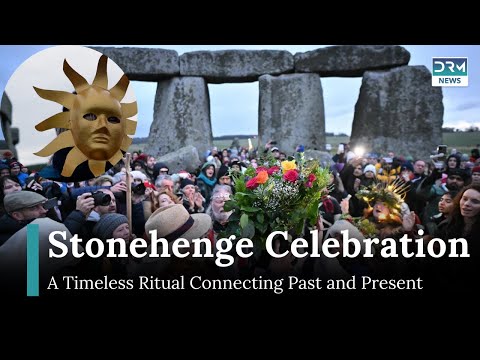 Stonehenge: A Sacred Gathering for the Winter Solstice, Honoring Ancient Druid Rituals | AQ1G