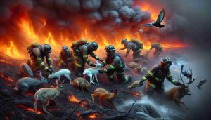 Animal Rescue Efforts Amidst the Wildfire