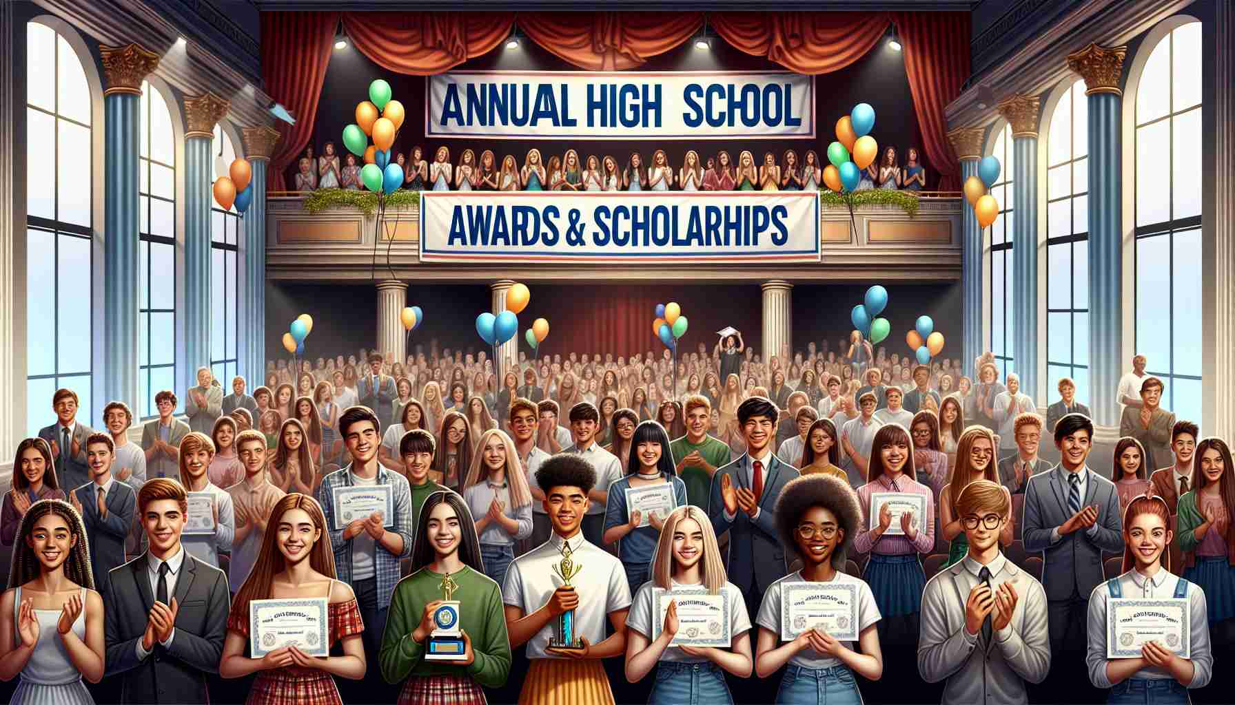 Annual Awards and Scholarships Presented to High School Students