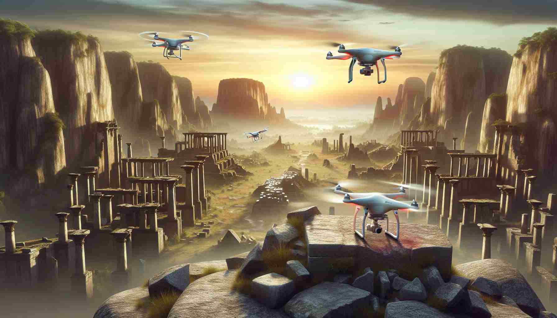 The Tale of Uncovering Ancient Cities Using Drone Technology