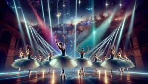 Celestial Ballet: A Spectacle of Dancing Lights