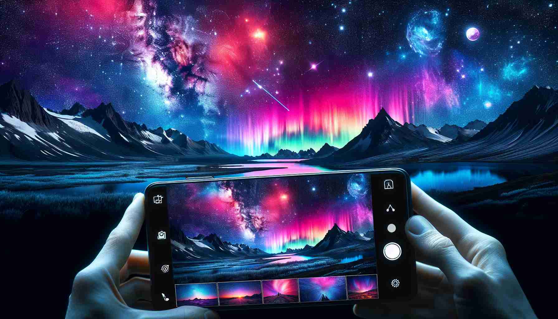 Capture an image in high definition quality showcasing the stunning display of celestial colours as seen in the night sky. Include a range of elements like stars, constellations, and perhaps even a splash of the aurora borealis, illustrating the cosmic beauty of the universe.