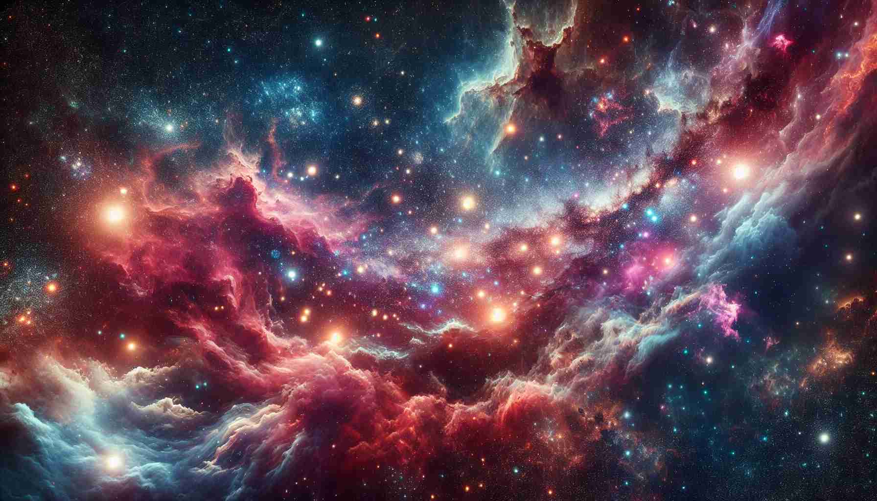 Create a high definition, realistic image depicting an awe-inspiring celestial event. Show a night sky filled with glittering stars, vibrant nebulas, and traceable movements of celestial bodies that together form a spectacular performance, inspiring awe and reverence to the beauty of the universe.