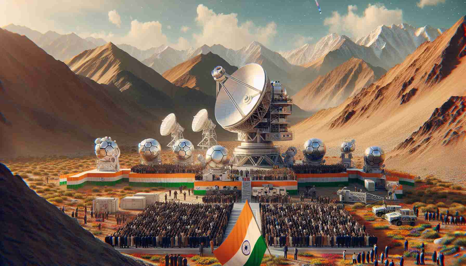 India lanceert baanbrekend kosmisch onderzoekscentrum in Ladakh.