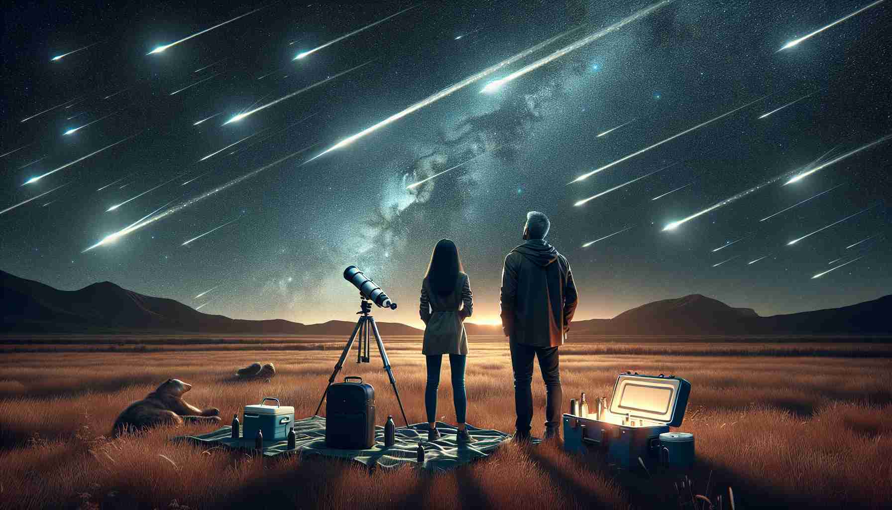 Mesmerizing Meteor Shower Delights Stargazers 