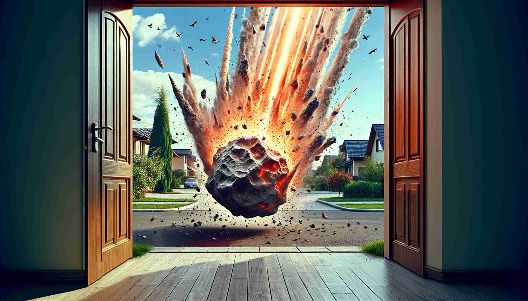 Incredible Close Call! A Meteorite Crashes Right at My Doorstep!