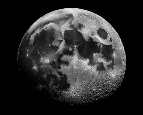 Generate a highly detailed, realistic HD image that offers a closer look at the moon's surface than ever before. Show intricate detail to unravel new lunar landscapes, complete with lunar craters, maria, lunar domes, and lunar rilles. The image should depict the stark, rugged beauty of our celestial neighbor as if it is seen through a high-powered telescope, revealing aspects of the lunar surface previously unexplored and unseen.