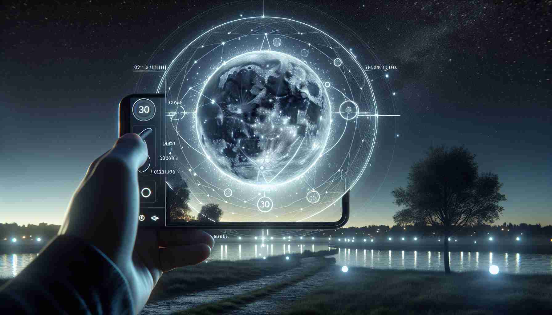 Revolutionary Sky Gazing! How AI and AR Are Changing How We See the Moon Tonight.