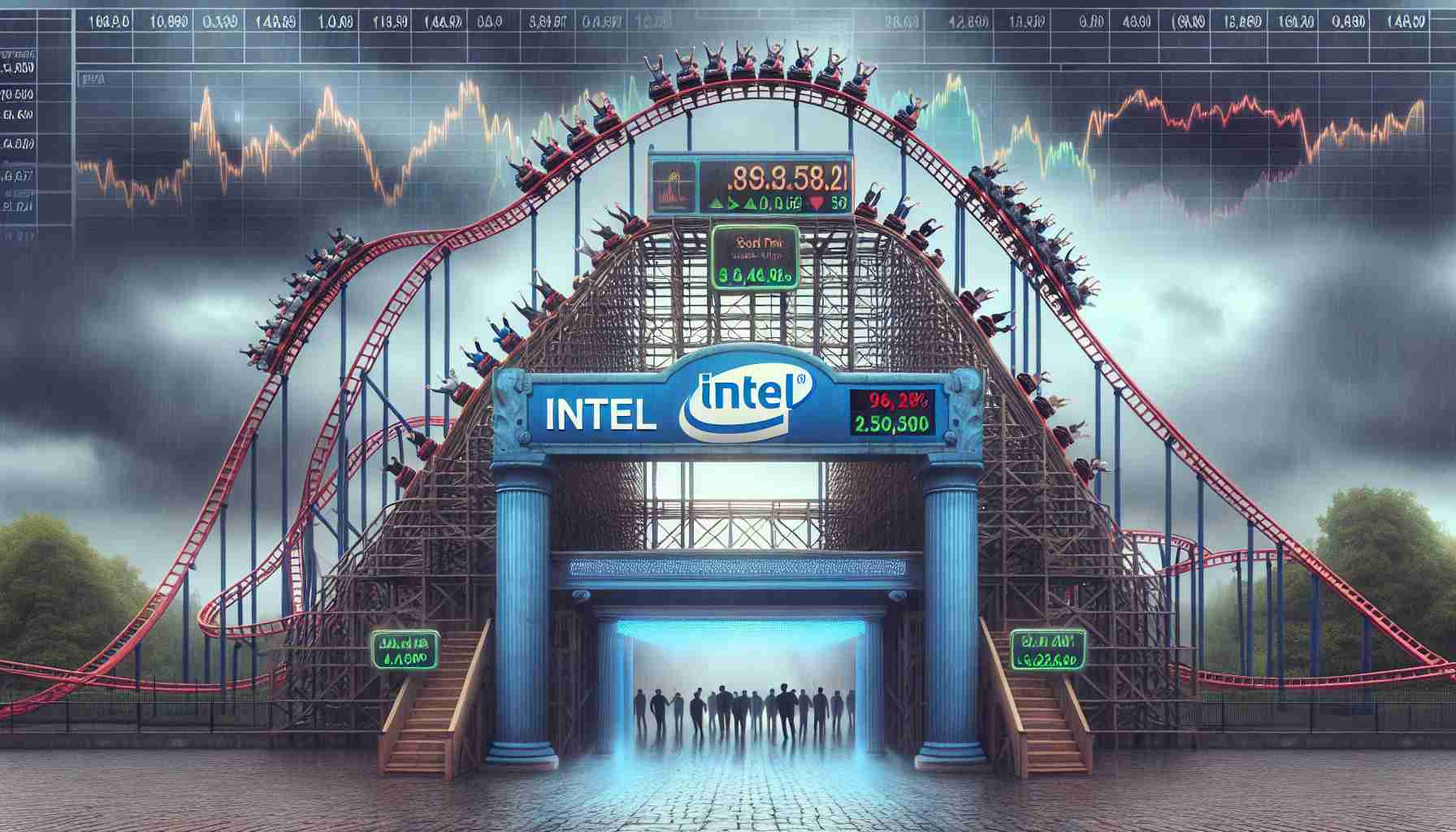 Intel's Roller Coaster: Stock Surges Amid Bleak Prospects