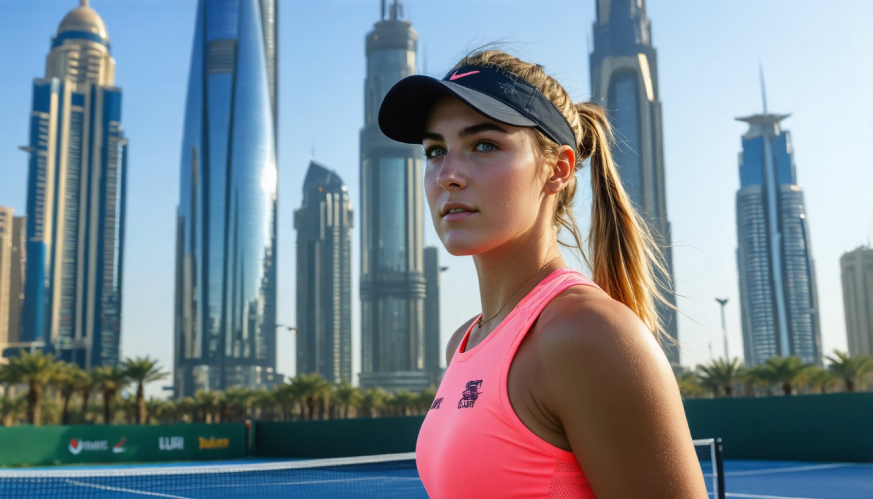 Belinda Bencic Blazes Through Dubai: A Duel with Destiny Awaits