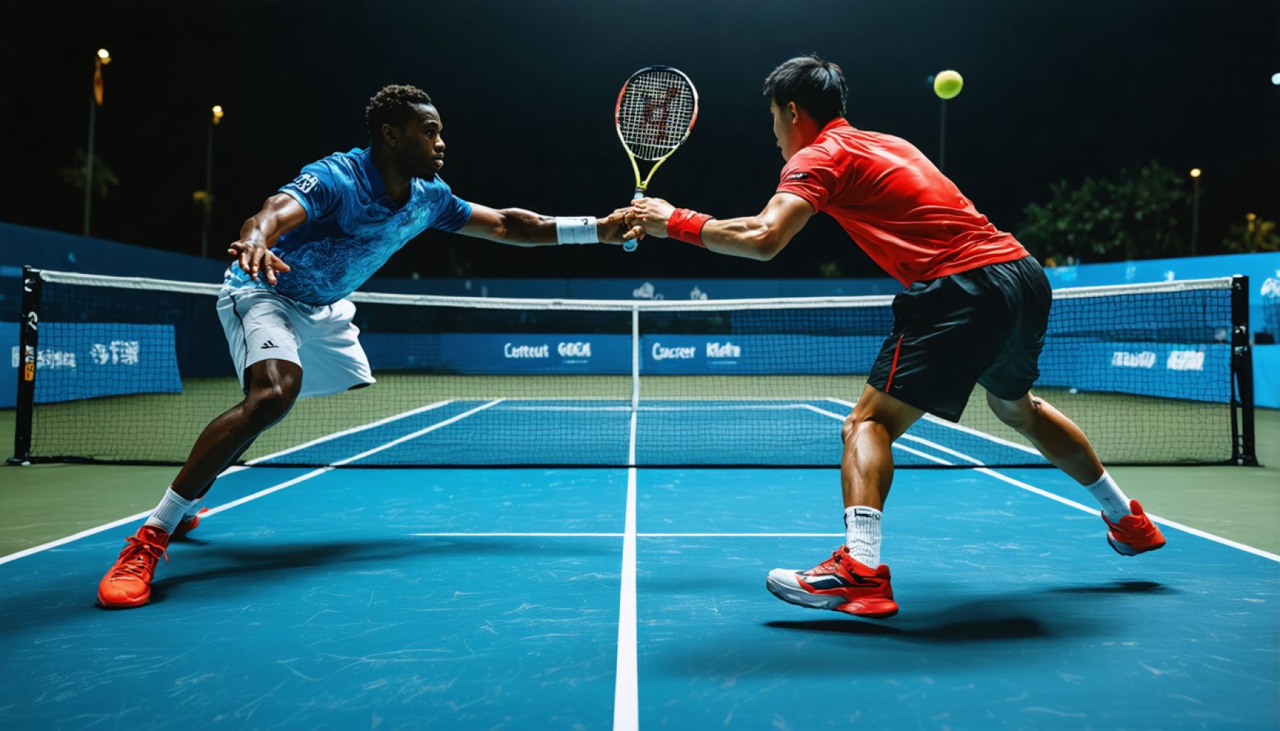 Epic Showdown on the Hard Court: Mpetshi Perricard vs. Zhizhen Zhang in Dubai